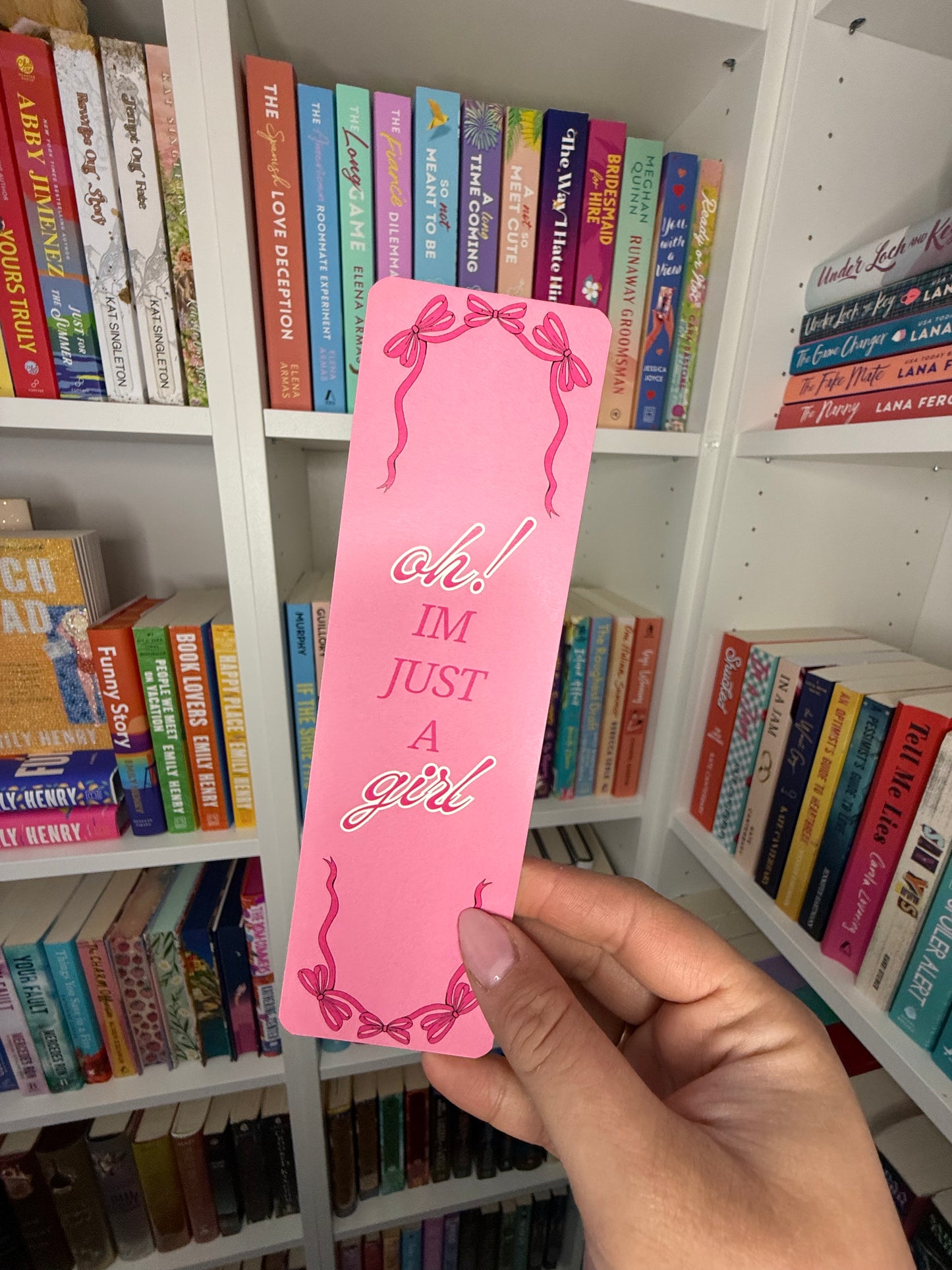 Just A Girl Bookmark