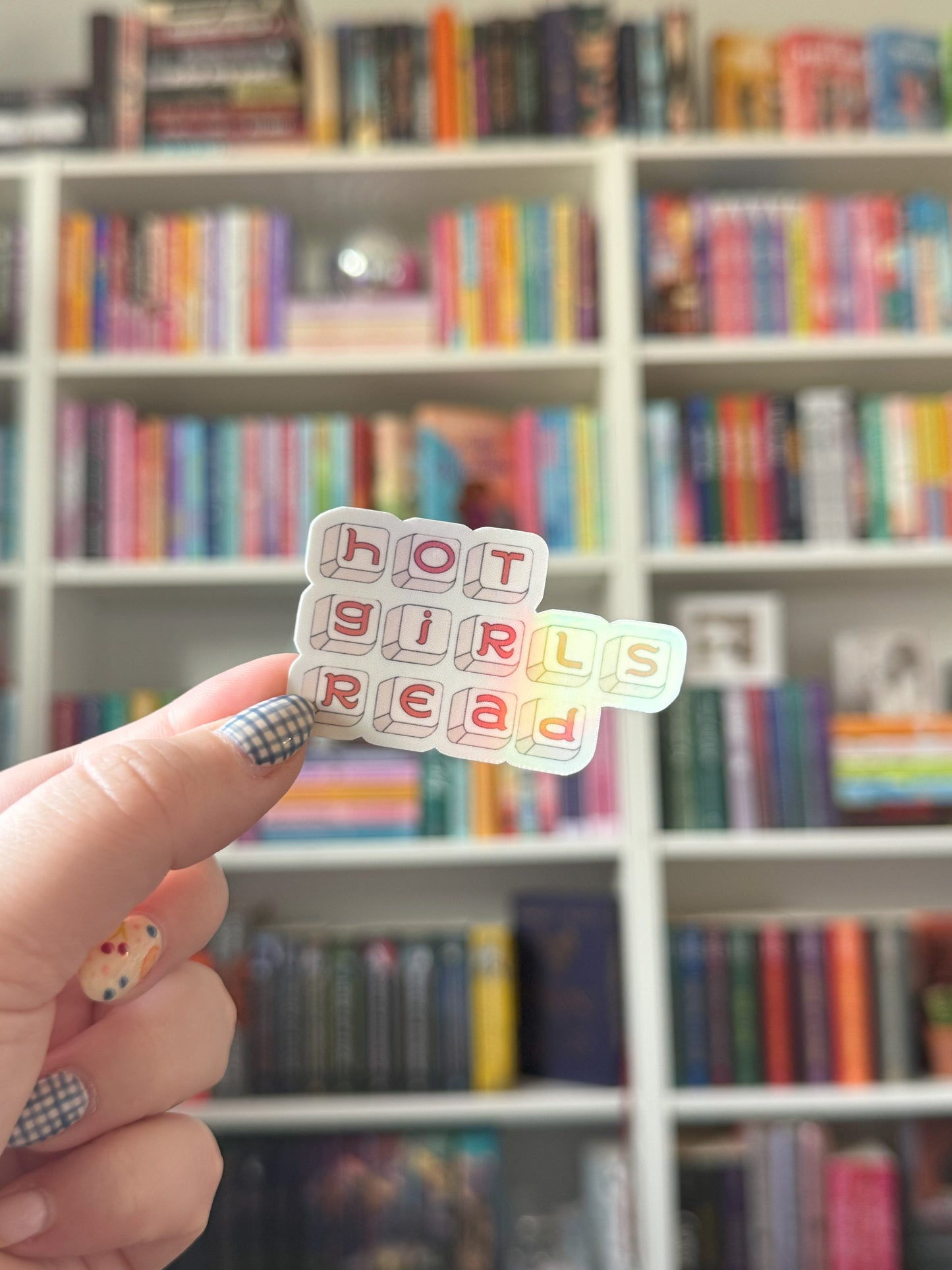 Hot Girls Read Sticker