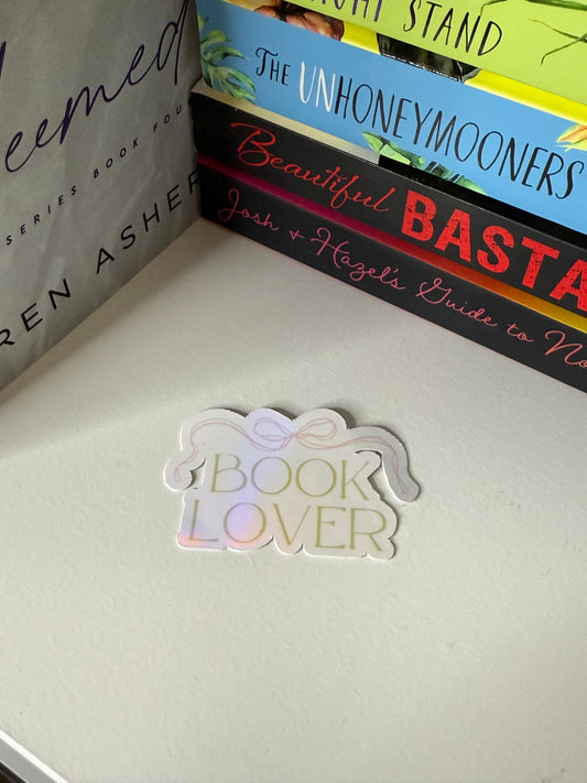 Book Lover Sticker