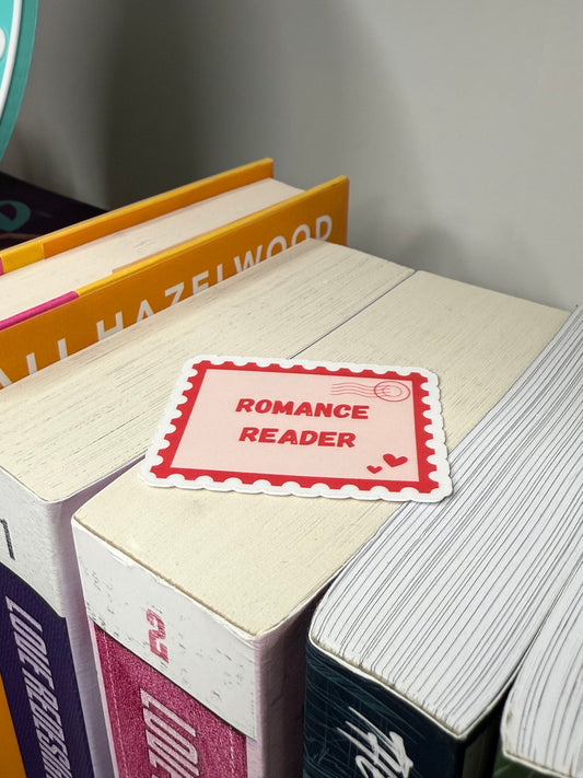 Romance Reader Sticker