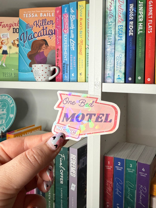 One Bed Motel Sticker