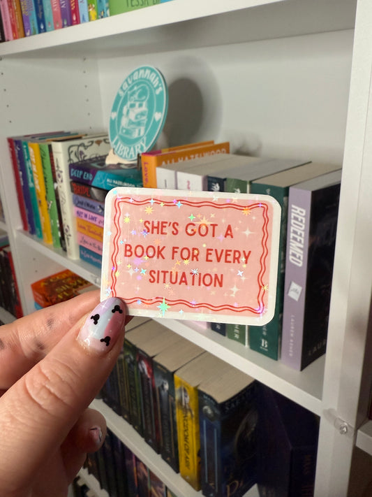 She’s Got A Book Sticker