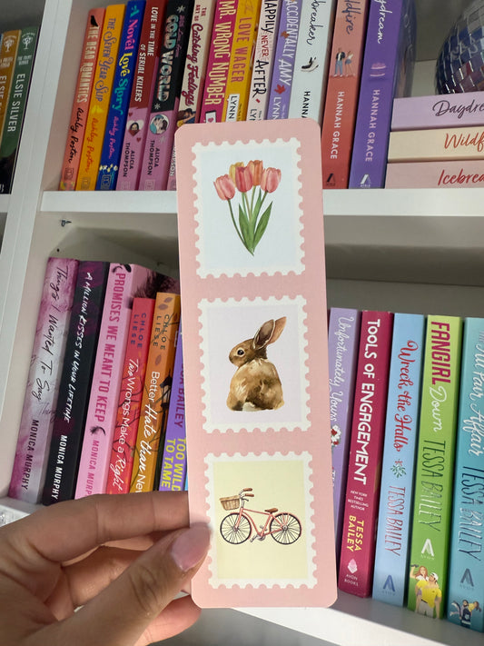 Spring Stamps Bookmark