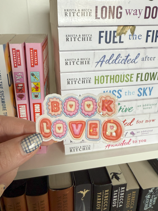 Book Lover Bubble Sticker