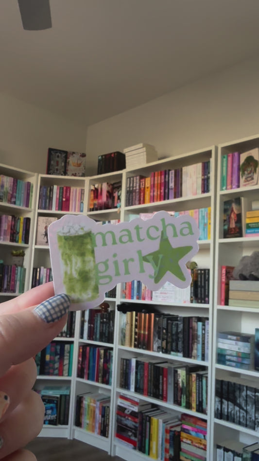 Matcha Girly Sticker