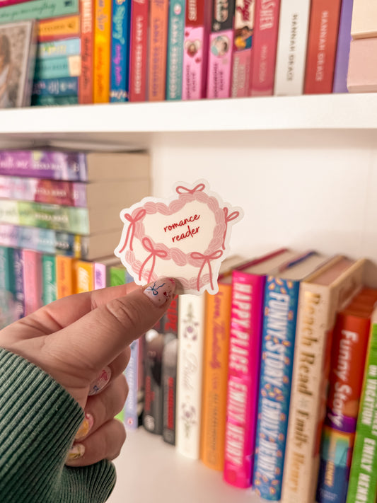 Romance Reader Sticker